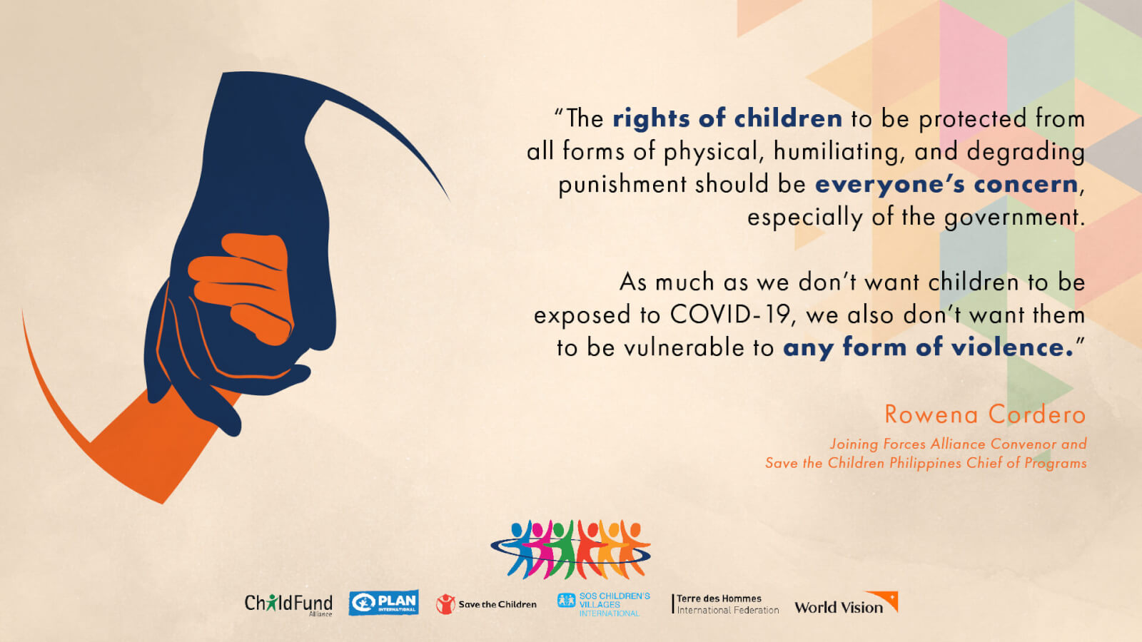 Child rights organizations call for the prevention of physical and humiliating punishment against children during the COVID-19 pandemic SOS