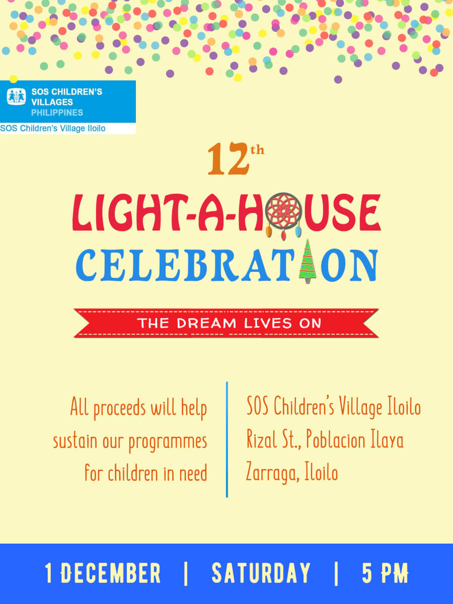 SOS Children's Village in Iloilo launches #LightAHouse Celebration SOS