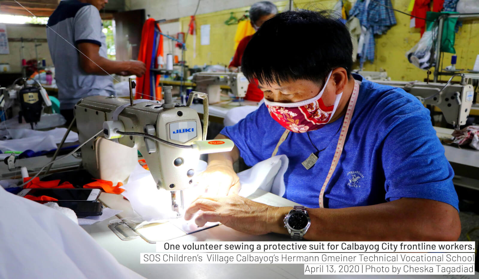 Protecting Those Who Keep Us Safe | SOS Calbayog Joins Hands with the Rotary Club of Calbayog in Producing PPEs for Frontline Workers SOS